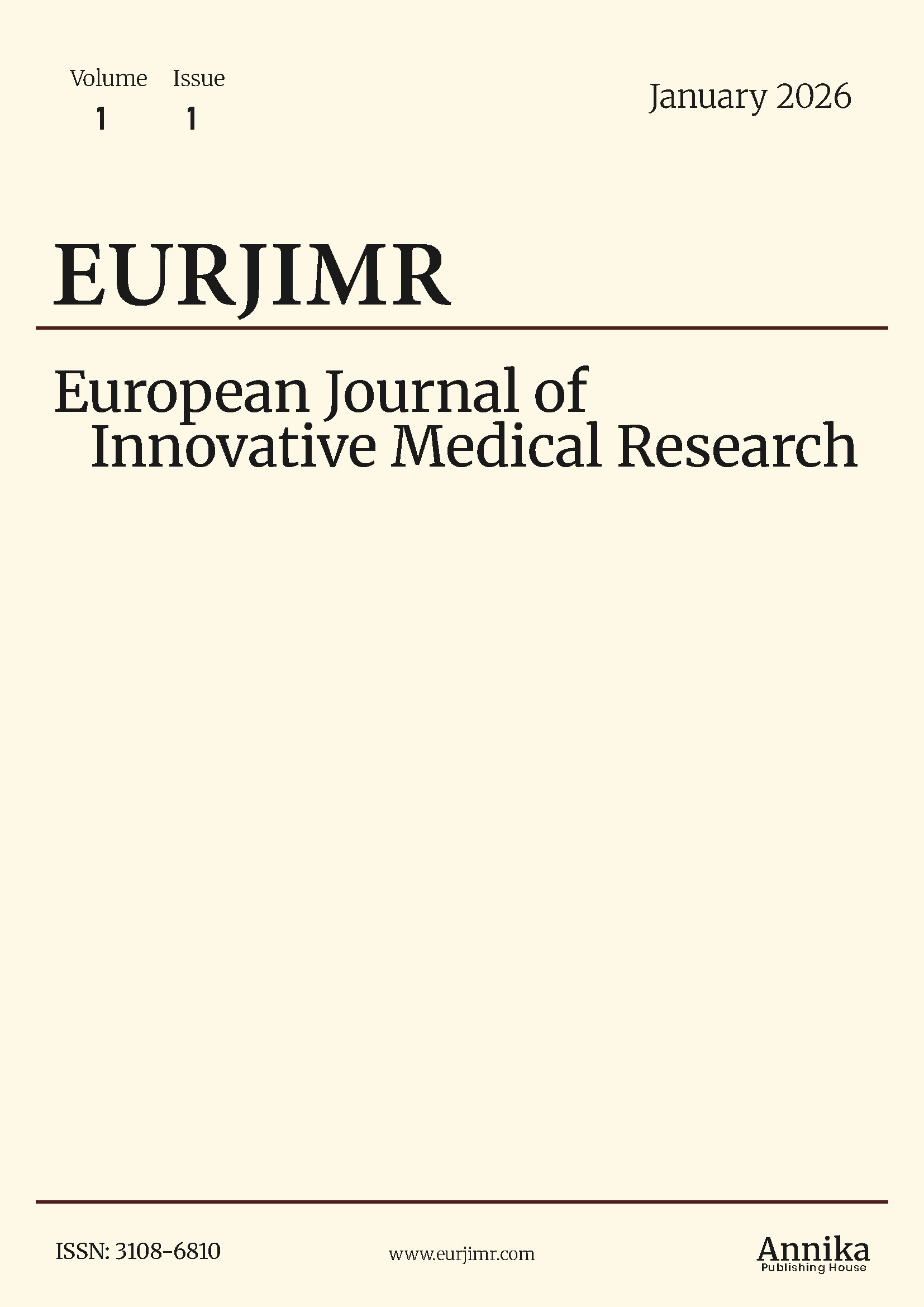 					View Vol. 1 No. 1 (2026): EURJIMR 2026 January
				