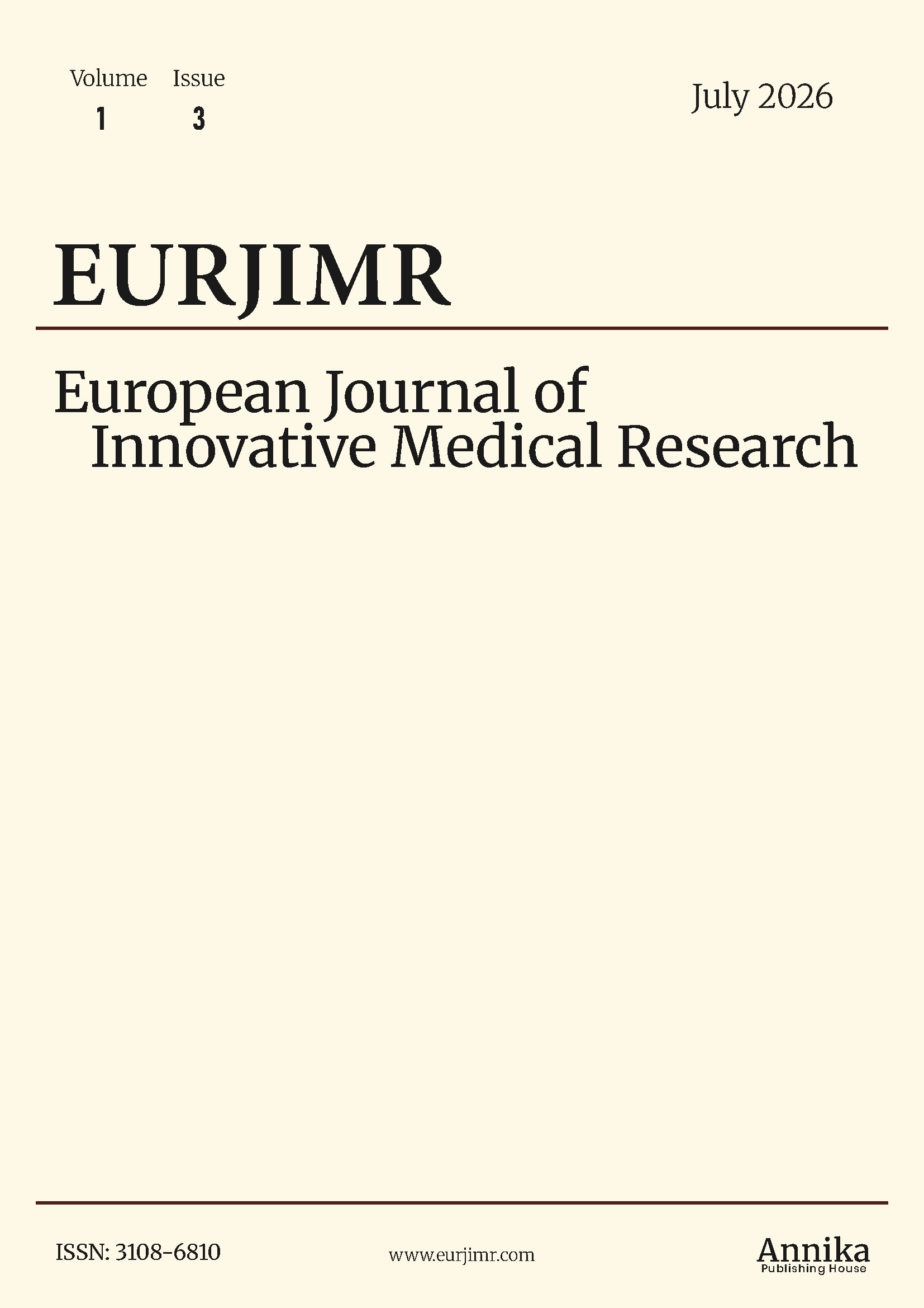 					View Vol. 1 No. 3 (2026): EURJIMR 2026 July
				
